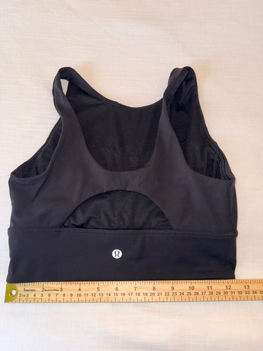 lululemon athletica Black Racerback Sports Bra